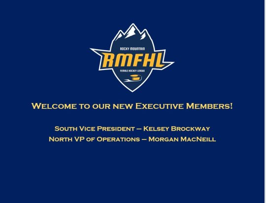 Welcome To Our New Executive Members